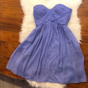Donna Morgan Strapless Periwinkle Dress Sz 0